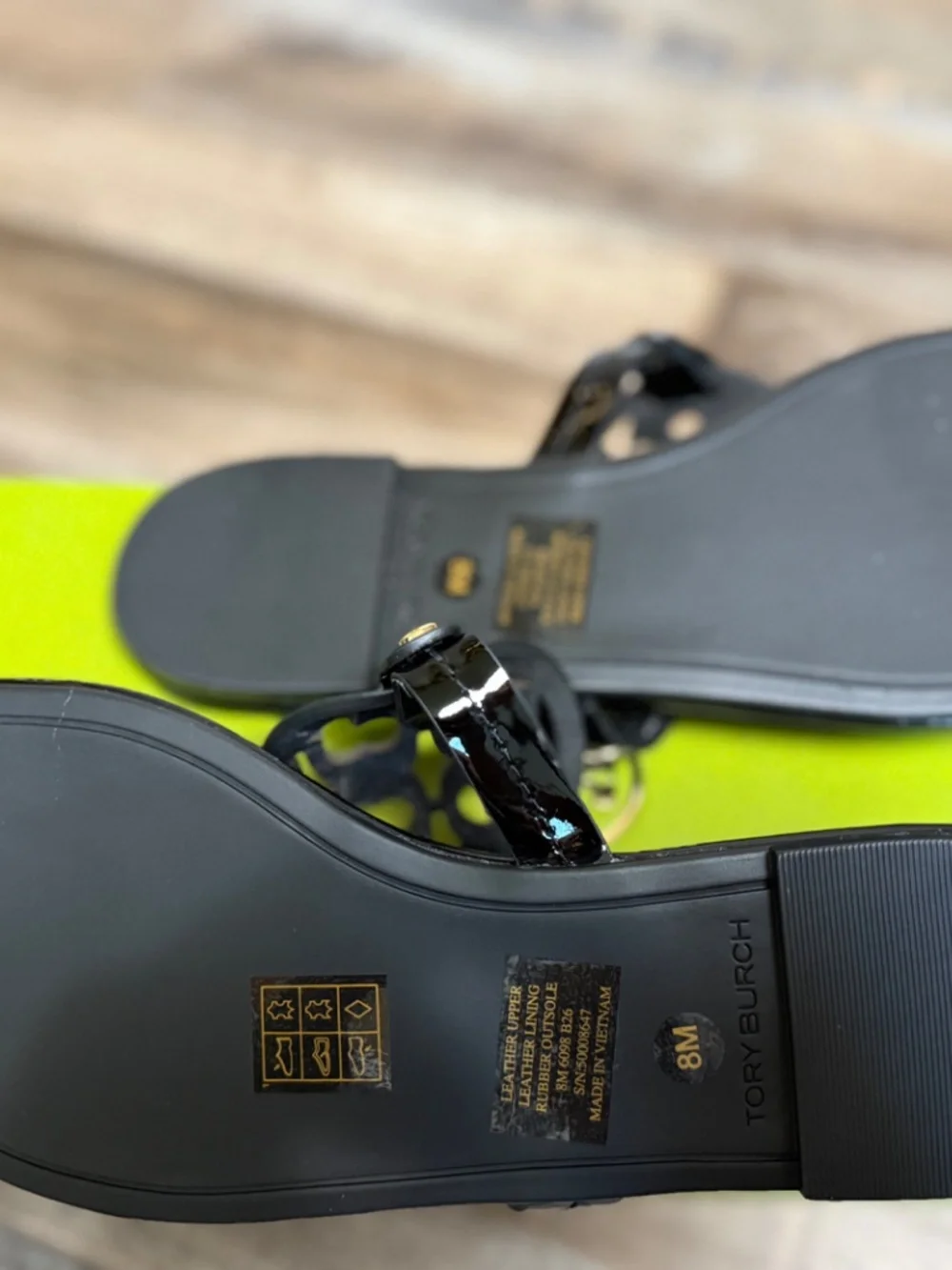 MILLER PATENT SANDAL